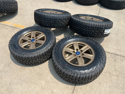 17" Ford F-150 OEM BRONZE Tremor rims wheels tires 10339 FALKEN A/T3 NEW