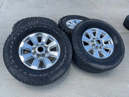 20" Ford F-250 Limited Lariat OEM 10102 rims wheels tires 37"