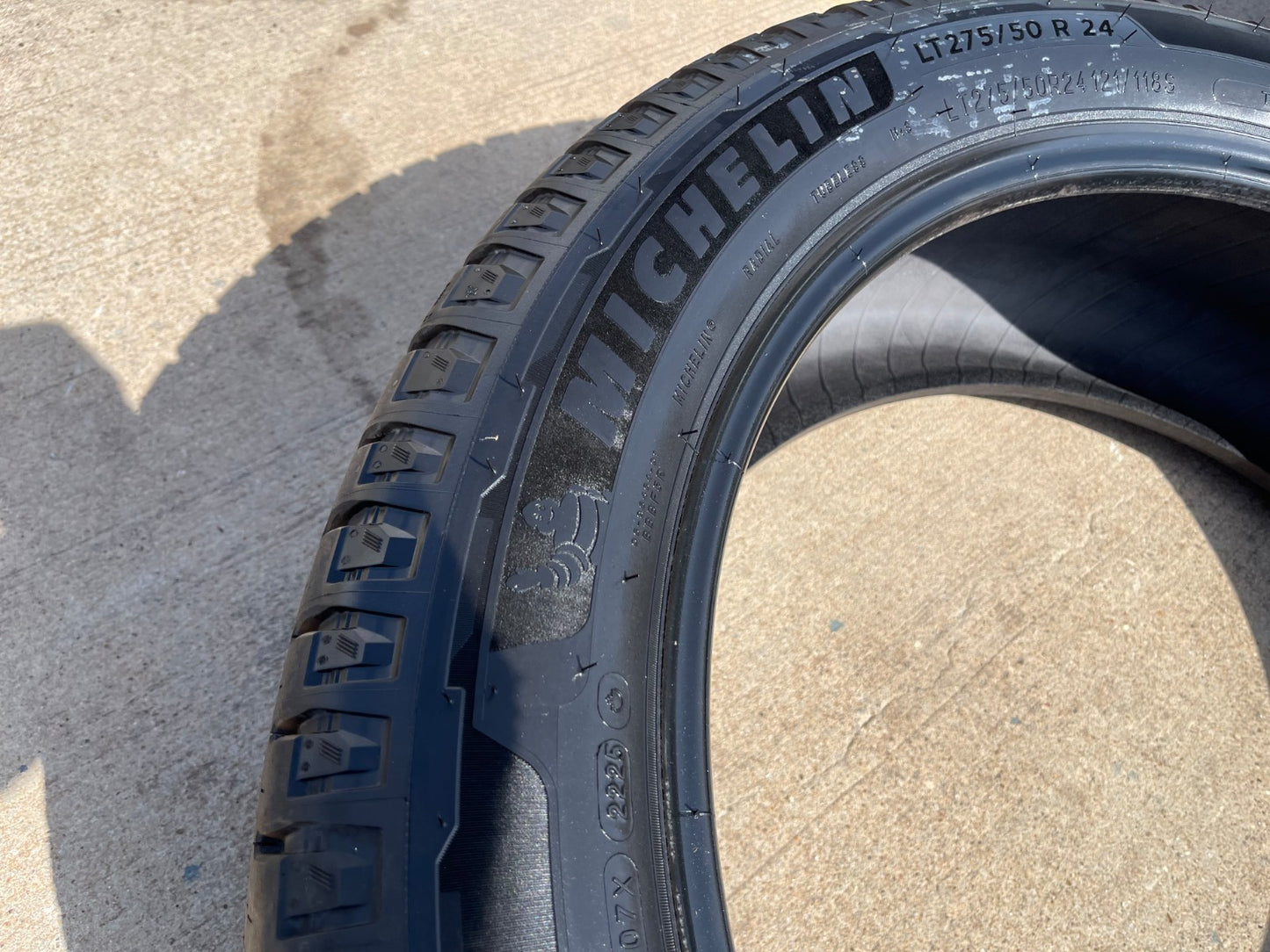 (4) 275/50/24 Michelin Primacy LTX tires 275/50R24 LT 10 PLY 121S NEW TAKE OFFS