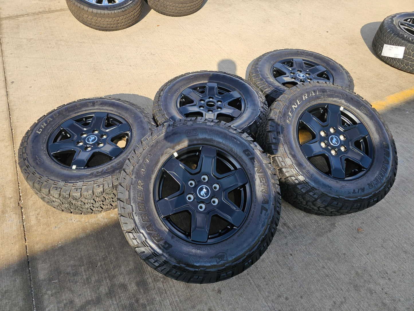 17" Ford Bronco wheels rims 95292 10383 SASQUATCH Ranger 2024 2025 GENERAL A/TX