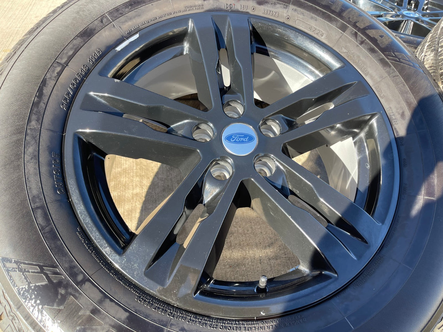 18" Ford Taurus Explorer OEM 10266 rims wheels 2022 2023 2024 2025 2026 YOKOHAMA