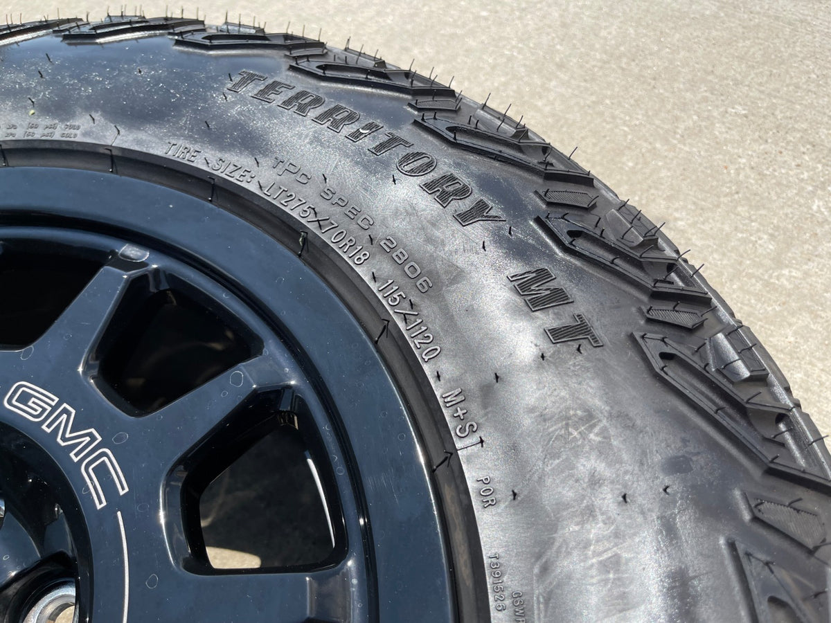 18" AEV SALTA GMC Sierra AT4X Chevy Silverado OEM rims wheels SET