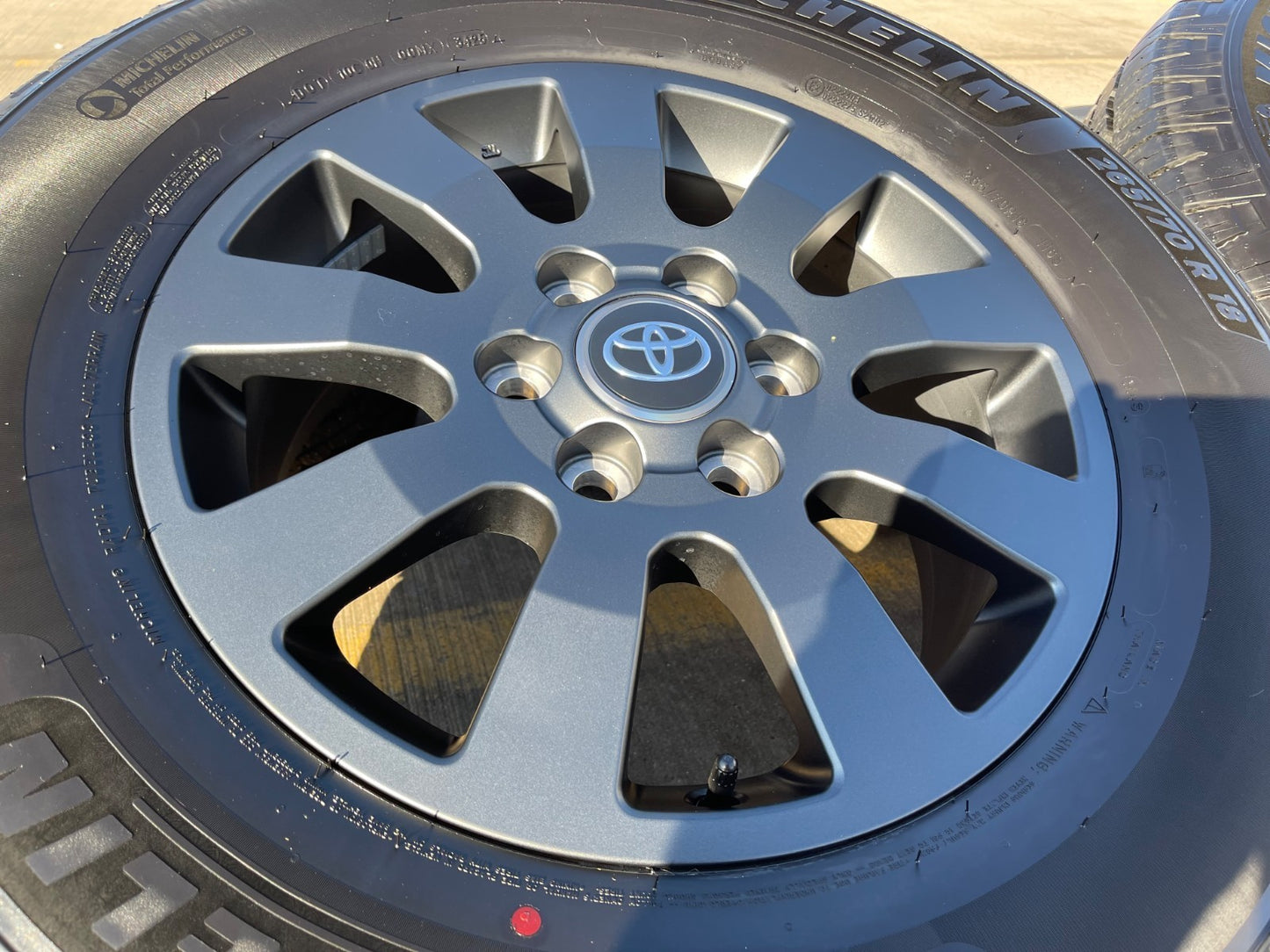 18" Toyota Land Cruiser OEM TRD wheels rims 95952 Tundra Sequoia MICHELIN NEW