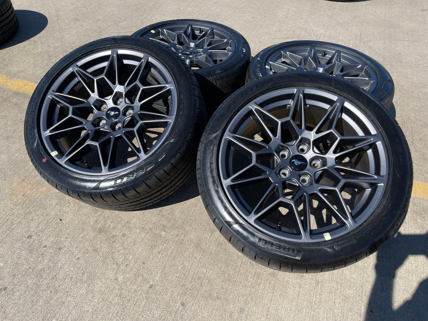 19" Ford Mustang GT Track Pack OEM 10600 10603 wheels rims 2025 2026 2027 NEW