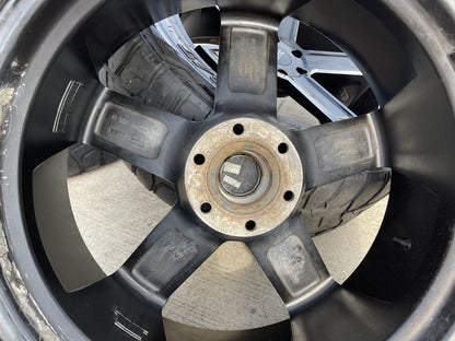 22x9 22" KMC Duece KM702 Chevy Silverado RAM wheels rims 6x139 6x5.5 tires TOYO