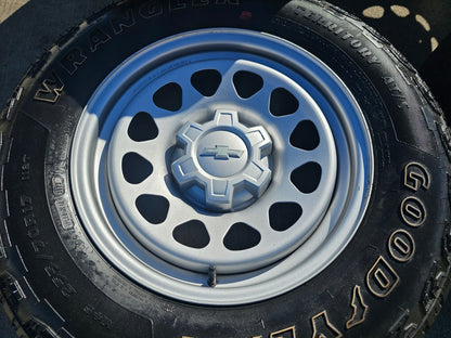 17" Chevy Colorado OEM wheels rims Silverado 8130 Canyon 2025 2026 NEW GOODYEAR