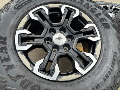 18" Chevy Silverado ZR2 Tahoe Sierra OEM 95415 SET wheels rims GOODYEAR SET