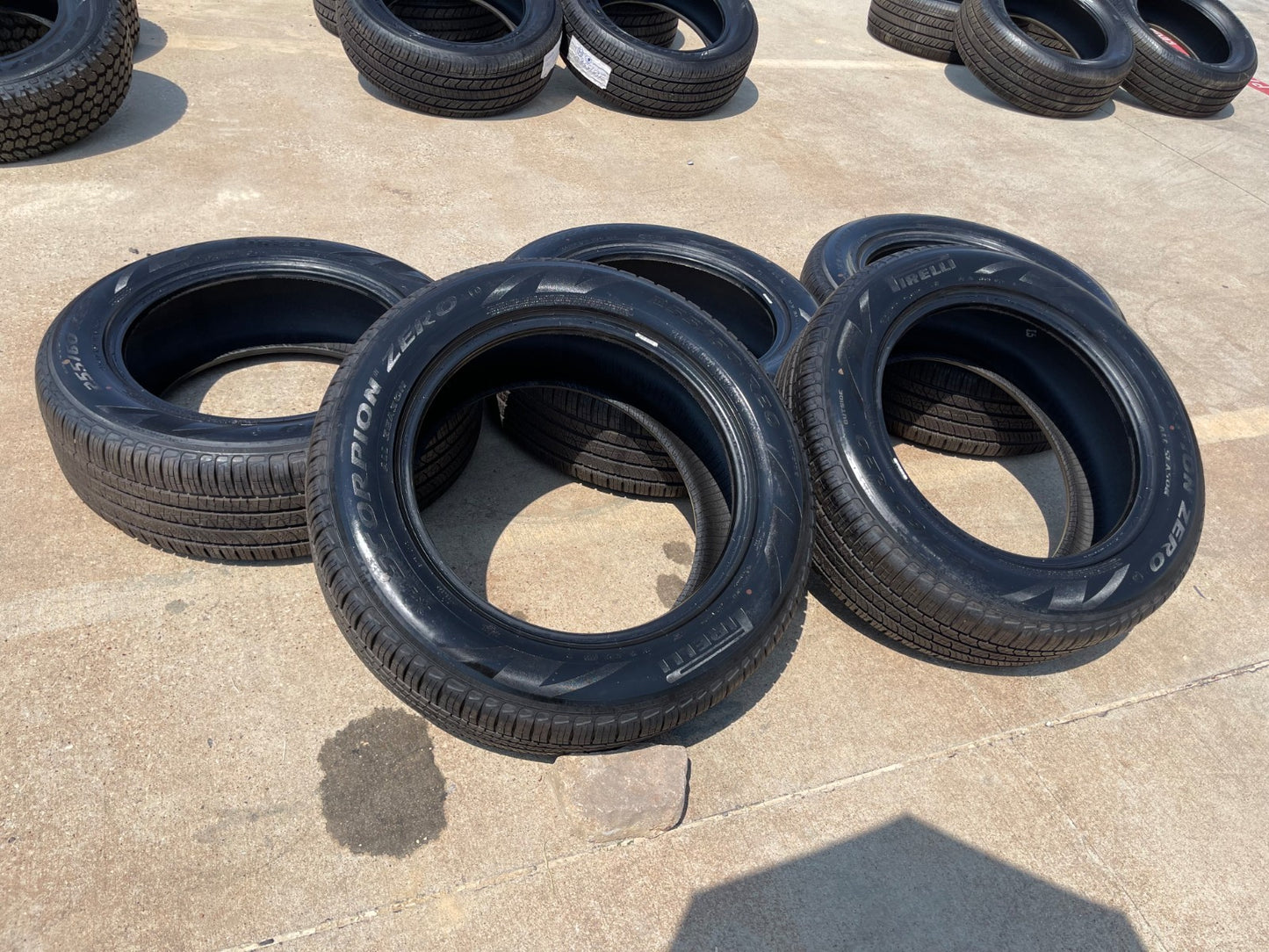 (5) 255/60/20 Pirelli Scorpion Zero A/S tires 255/60R20 113V LR NEW TAKE OFFS