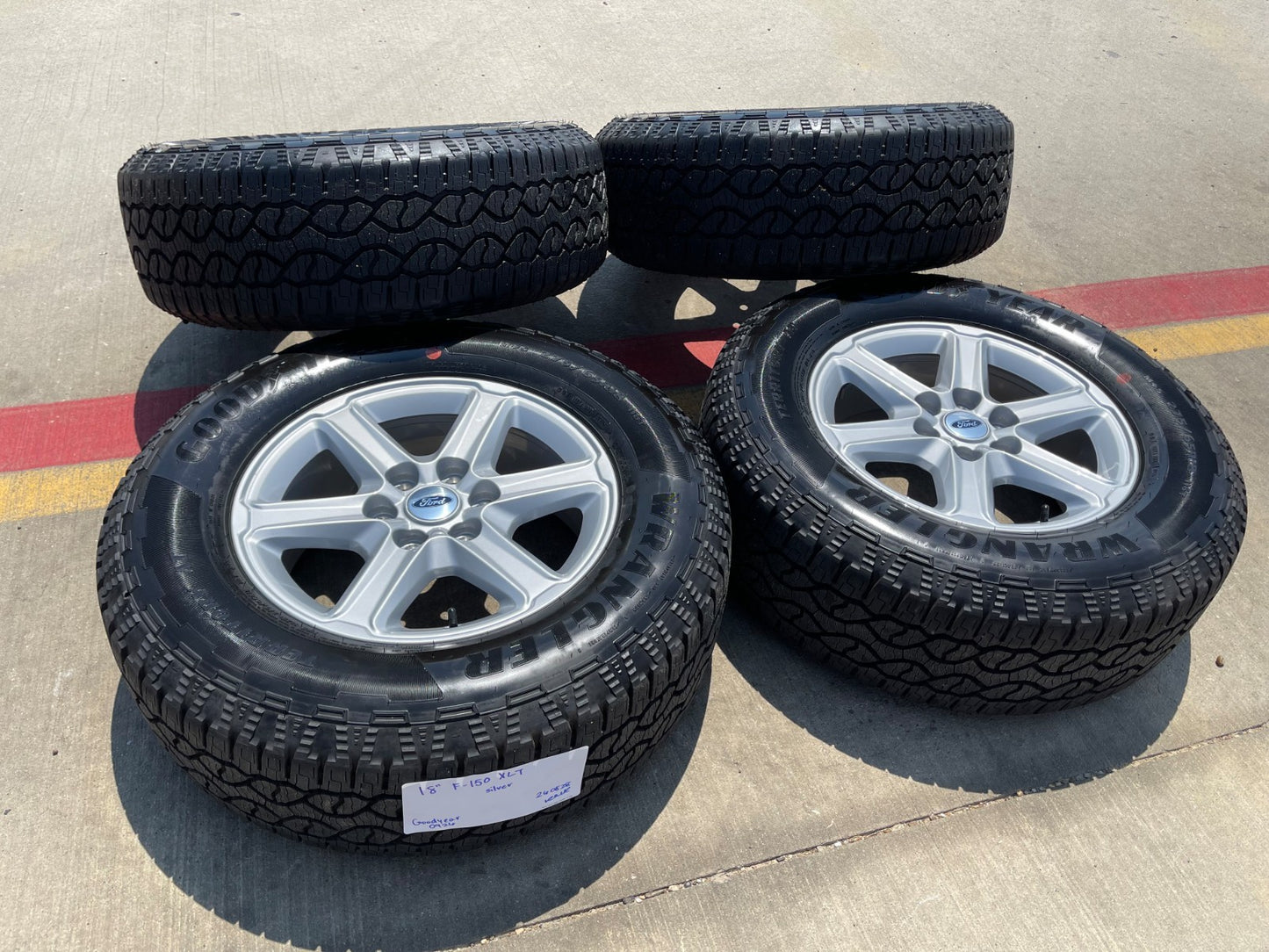 18" Ford F-150 Lariat OEM 10613 95922 rims wheels Expedition GOODYEAR SET NEW