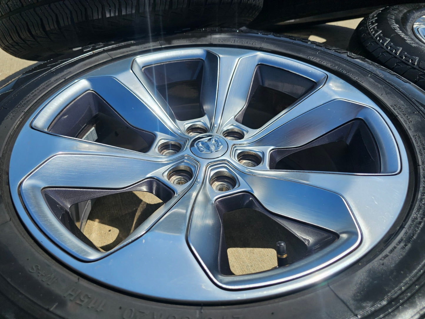 20" Dodge Ram 1500 OEM Laramie Long Horn wheels rims 2681 tires SET HANKOOK