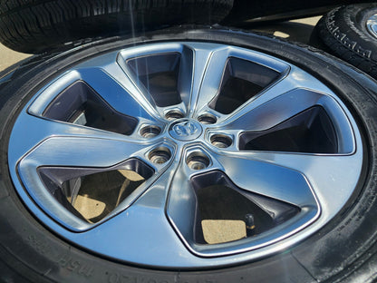 20" Dodge Ram 1500 OEM Laramie Long Horn wheels rims 2681 tires SET HANKOOK