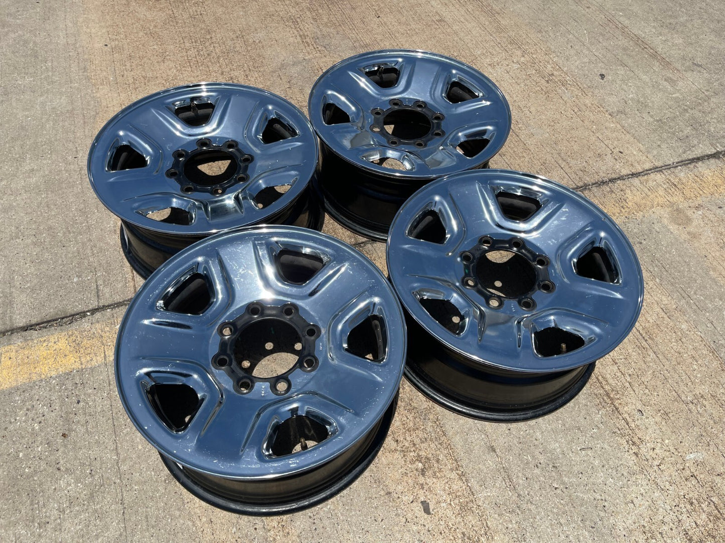 18" Dodge Ram 2500 3500 STEEL chrome OEM 2473 wheels rims 2023 2024 2025 2026