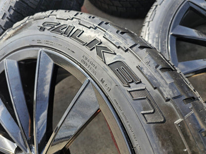 22x9.5 BORGHINI WHEEL B99-M Chevy Silverado RAM 1500 wheels rims 6x139 6x5.5