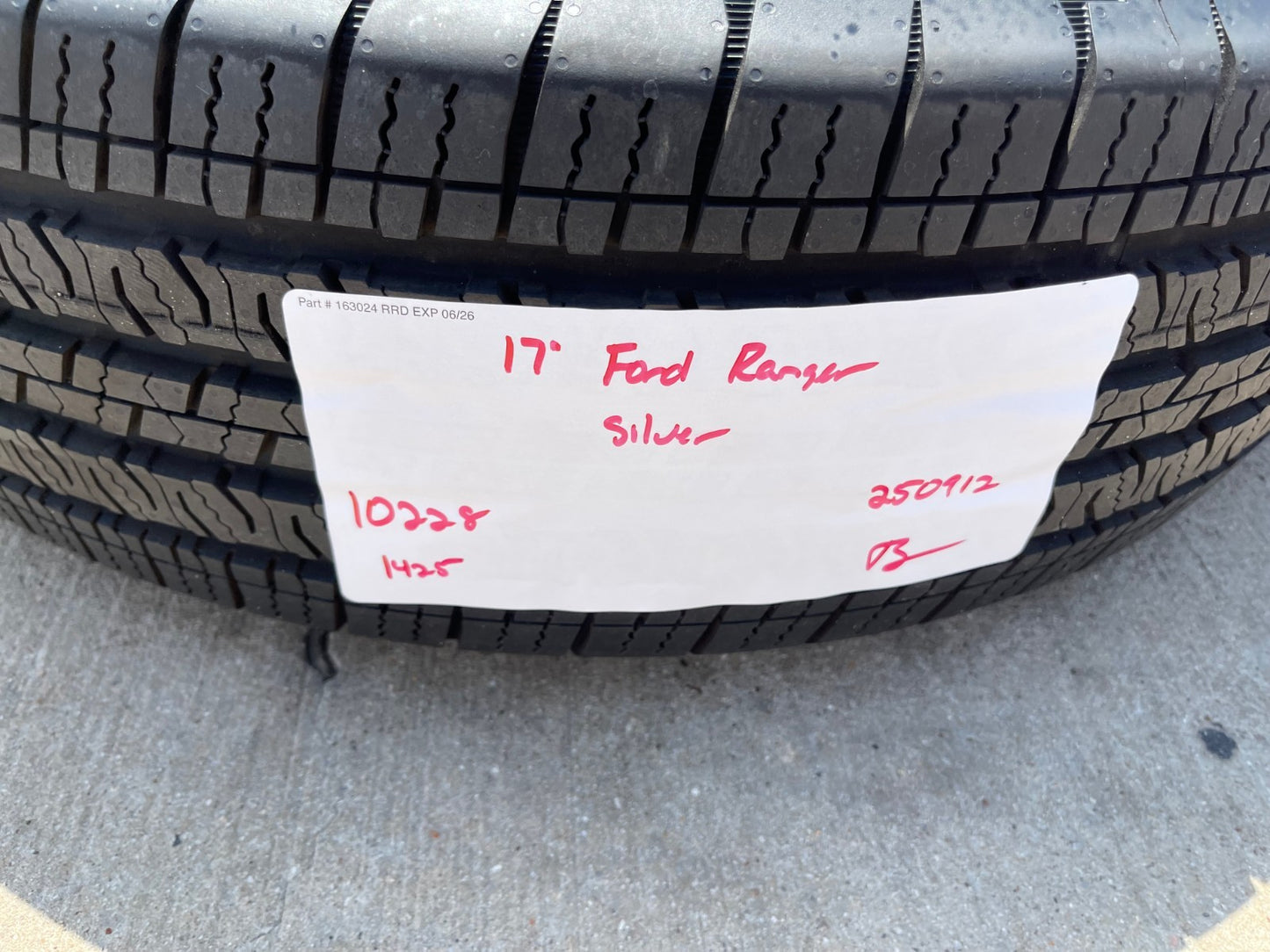 17" Ford Ranger Bronco wheels rims OEM 10228 tires 2022 2023 2024 2025 2026 NEW