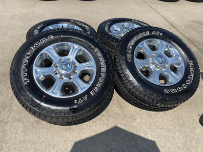 18" Ram 2500 3500 Laramie Power Wagon OEM 2692 wheels rims FIRESTONE SET NEW