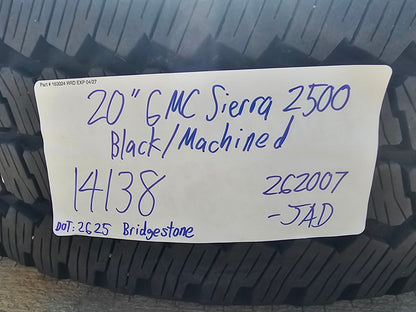 20" GMC Sierra AT4X 2500 3500 OEM wheel rim spare 5958 14138 Chevy Silverado