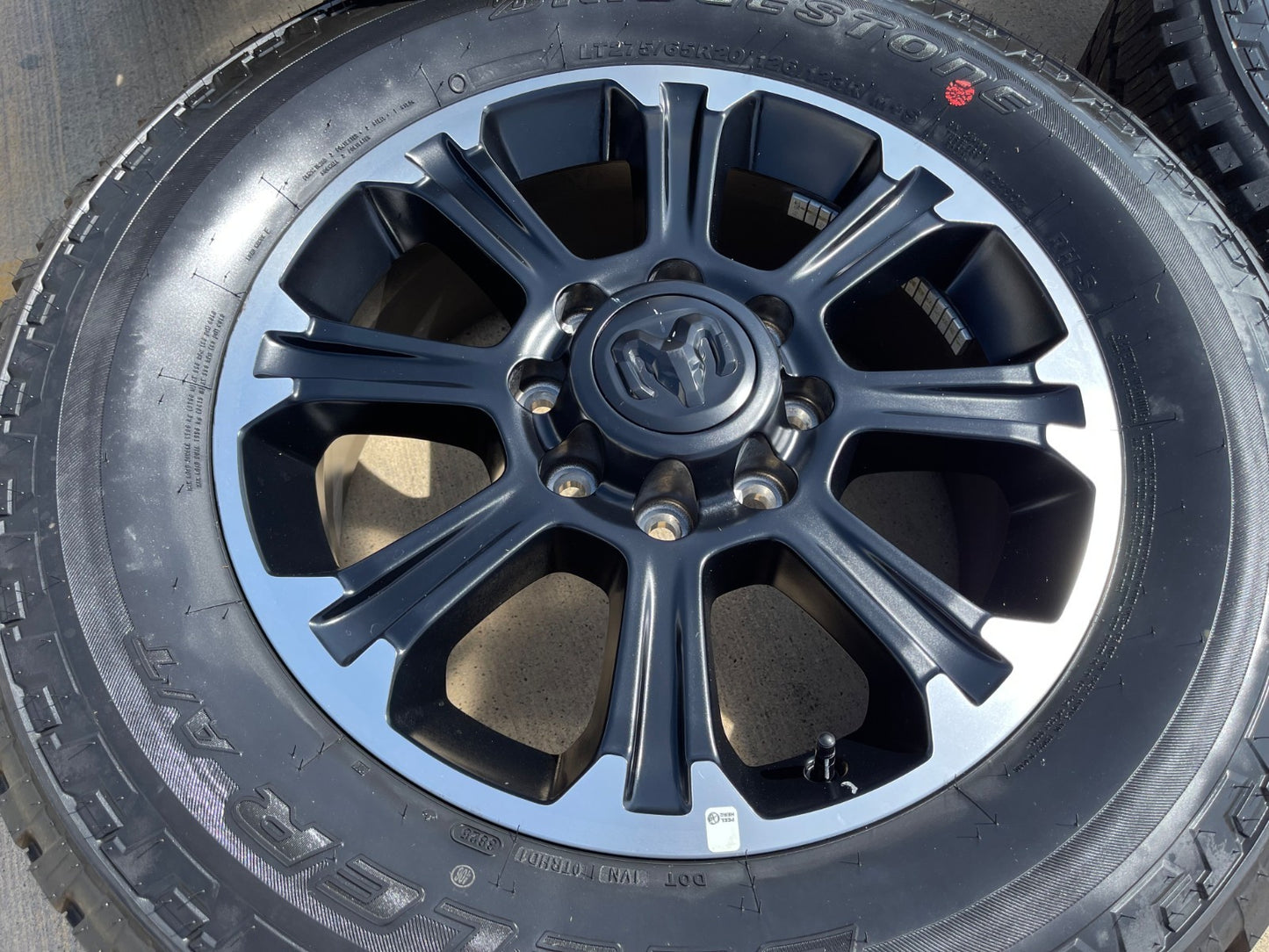 20" Dodge Ram 2500 3500 LARAMIE OEM 95578 wheels rims A/T SET 2025 2026 2027 NEW