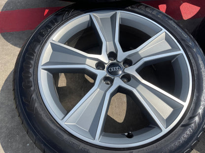 20" Audi Q5 wheels rims OEM 59075 Q3 Q7 Q8 SQ5 SQ3 RS S SET GOODYEAR