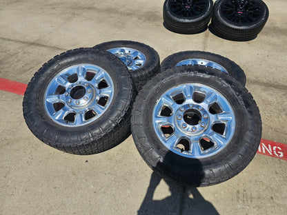 20" Ford F-250 F-350 OEM 3844 LARIAT rims wheels tires NITRO 35"