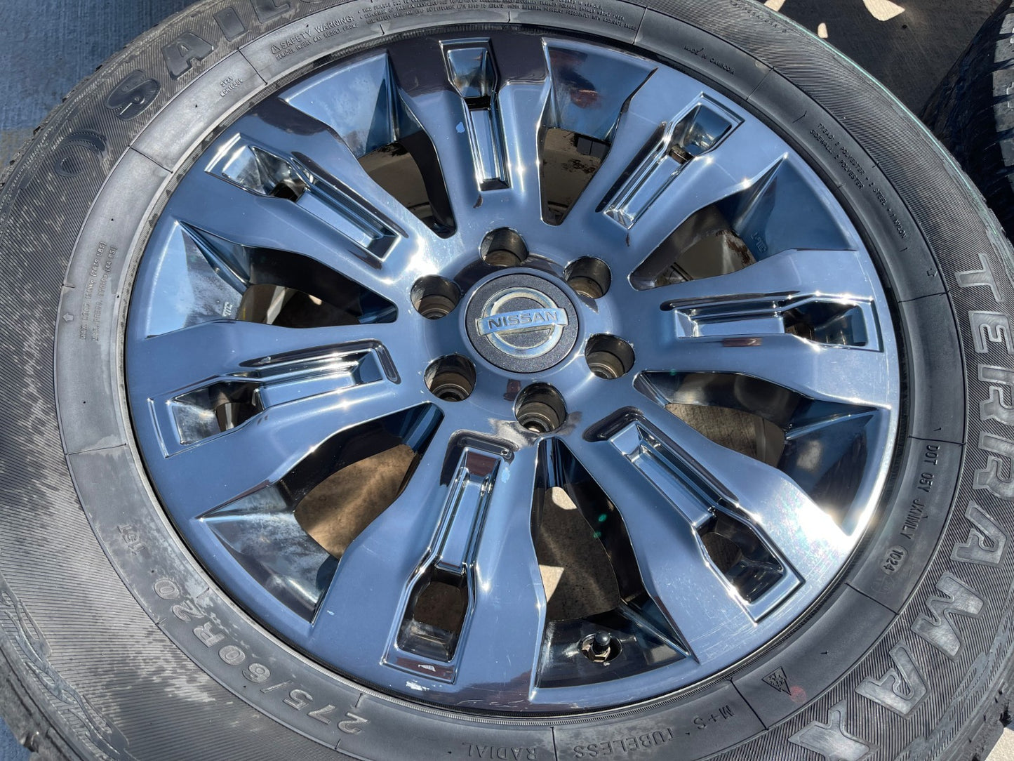 20" Nissan Titan Armada OEM 62704 wheels rims CHROME