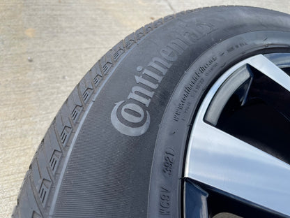 18" VW Atlas OEM wheel rim tire 70080 Audi Q7 Q8 Spare CONTINENTAL