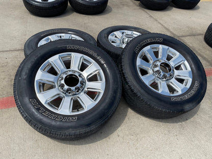 20" Ford F-250 F-350 Platinum OEM rims wheels 10103 tires MICHELIN A/T2