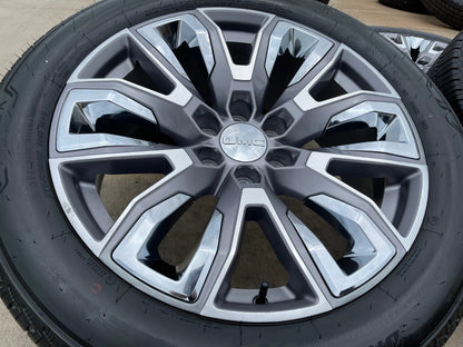 22" GMC Yukon Chevy Tahoe Escalade OEM chrome 95513 wheels rims