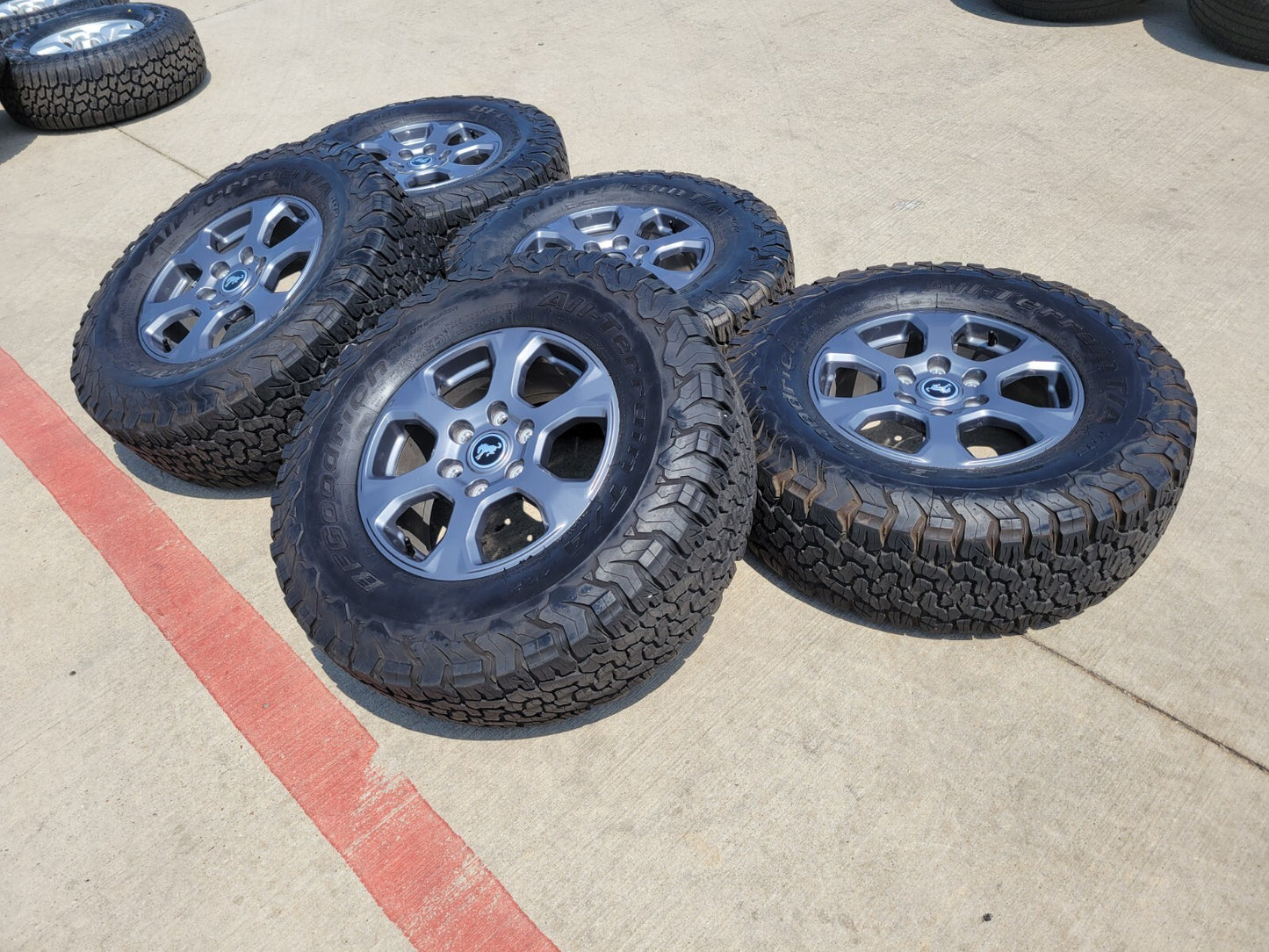 17" Ford Bronco Big Bend wheels rims tires Ranger BFG KO2 A/T