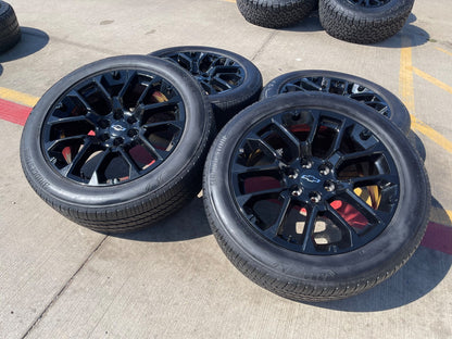 22" Chevy Tahoe Escalade GMC Yukon Sierra OEM 14079 wheels rims 2025 2026 SET