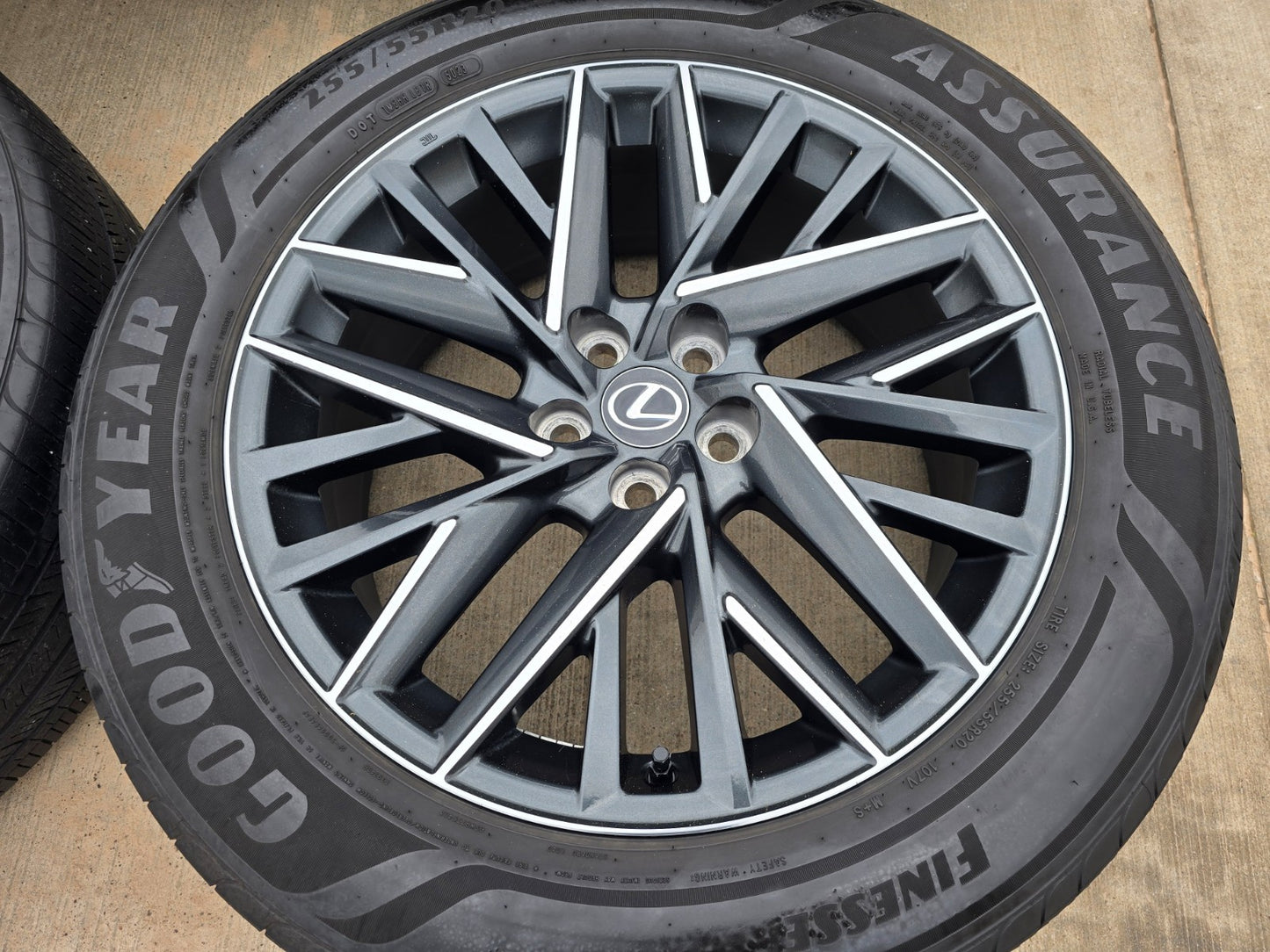 20" Lexus TX350 OEM 10574 wheels rims LS500H LS500 LC500 Grand Highlander