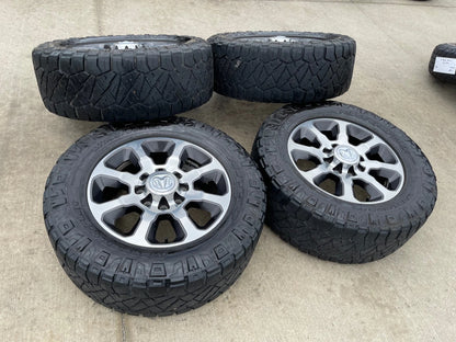 20" Dodge Ram 2500 3500 OEM wheels rims 2698 2699 tires NITTO RIDGE GRAPPLER