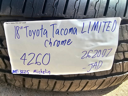 18" Toyota Tacoma LIMITED OEM wheels rims 10640 4260 4Runner 2025 2026 2027 NEW