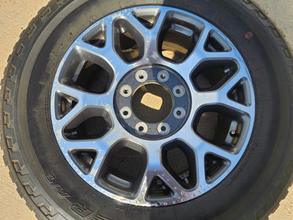 (1) 20" Ford F-250 F-350 OEM Lariat wheel rim 10292 tire BRIDGESTONE A/T