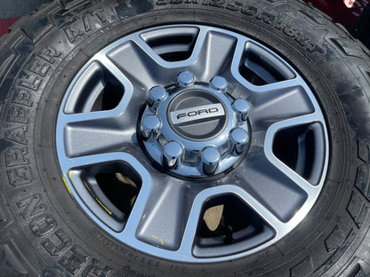 18" Ford F-250 F-350 Lariat FX-4 OEM wheels 10480 10298 SET tires NITRO 35"
