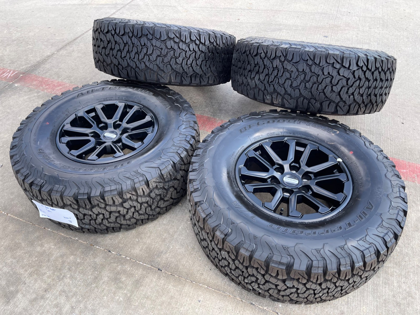17" Ford F-150 Raptor OEM 10611 rims wheels Bronco SET 2026 2027 BFG 35" NEW