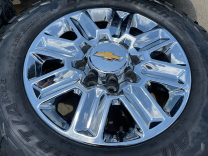 20" Chevy Silverado High Country LTZ 2500 3500 OEM 14124 wheels rims BFG KO3 A/T