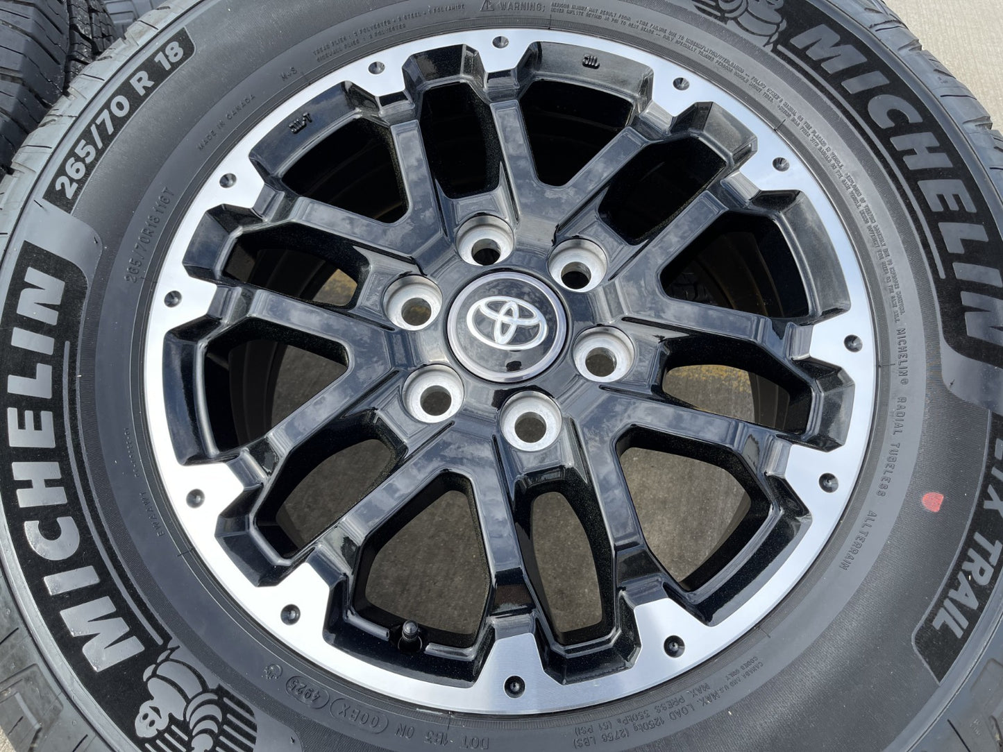 18" Toyota Tundra TRD OEM black wheels rims 75273 Sequoia 2024 2025 2026