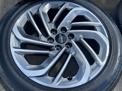 22" Lincoln Navigator OEM 94225 rims wheels BLACK LABEL BRIDGESTONE SET NEW