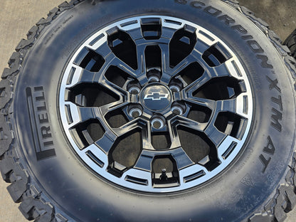 18" Chevy Silverado ZR2 Tahoe TRAIL BOSS Sierra OEM wheels rims 2026 2027 NEW
