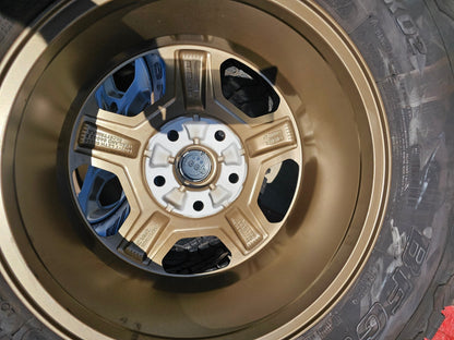 17" Jeep Gladiator RUBICON OEM wheels rims BRONZE Wrangler 9236 SET BFG A/T 33"