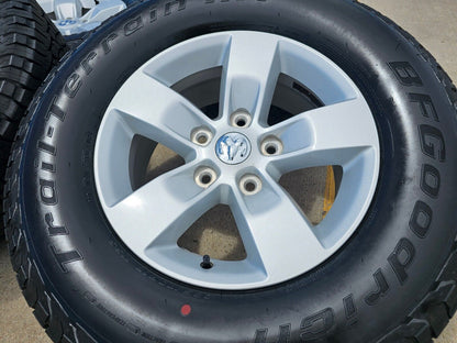 17" Dodge Ram 1500 OEM REBEL wheels rims NEW BFG A/T tires 2448 5x139
