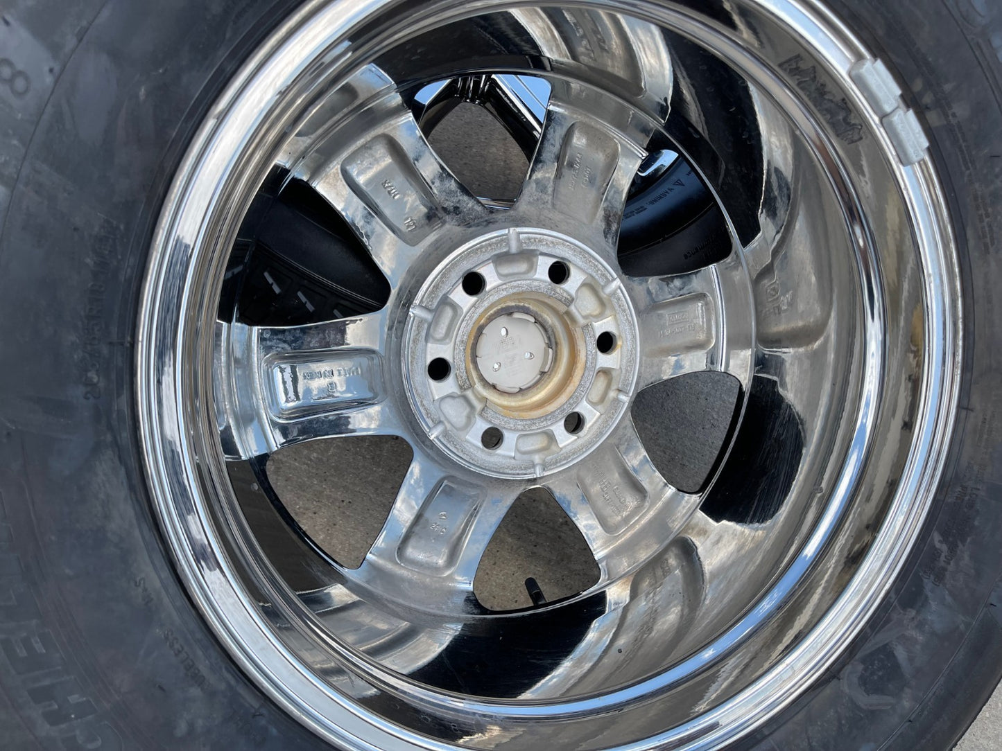 18" Ford F-150 Expedition OEM 10343 chrome rims wheels 2024 2025 2026 MICHELIN