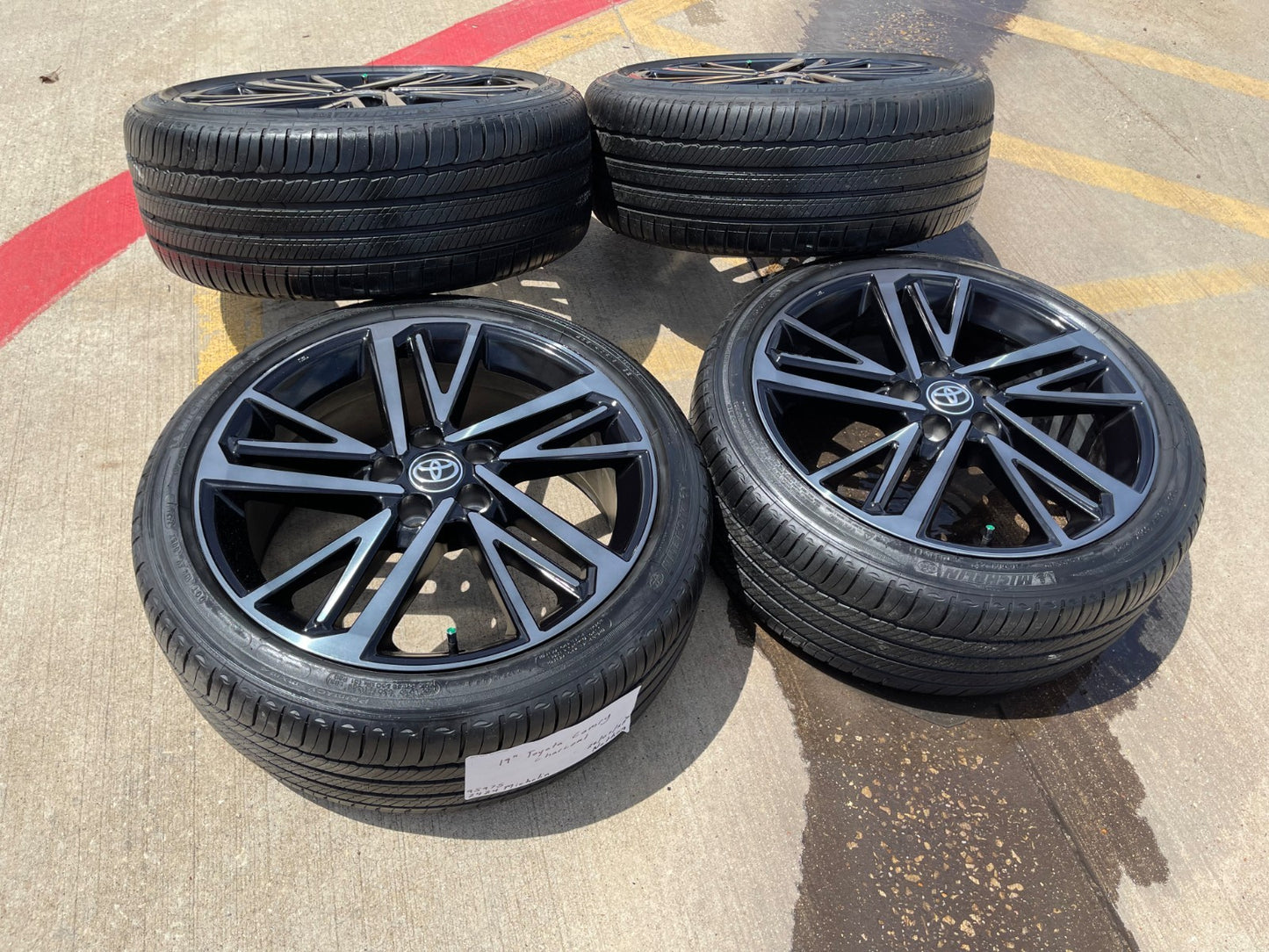 19" Toyota Camry XSE OEM 95975 wheels rims Avalon Lexus SET MICHELIN