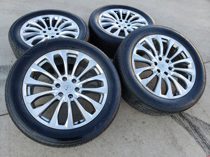 22" Infiniti QX80 QX56 Nissan Titan OEM 62799 73770 wheels rims tires SET