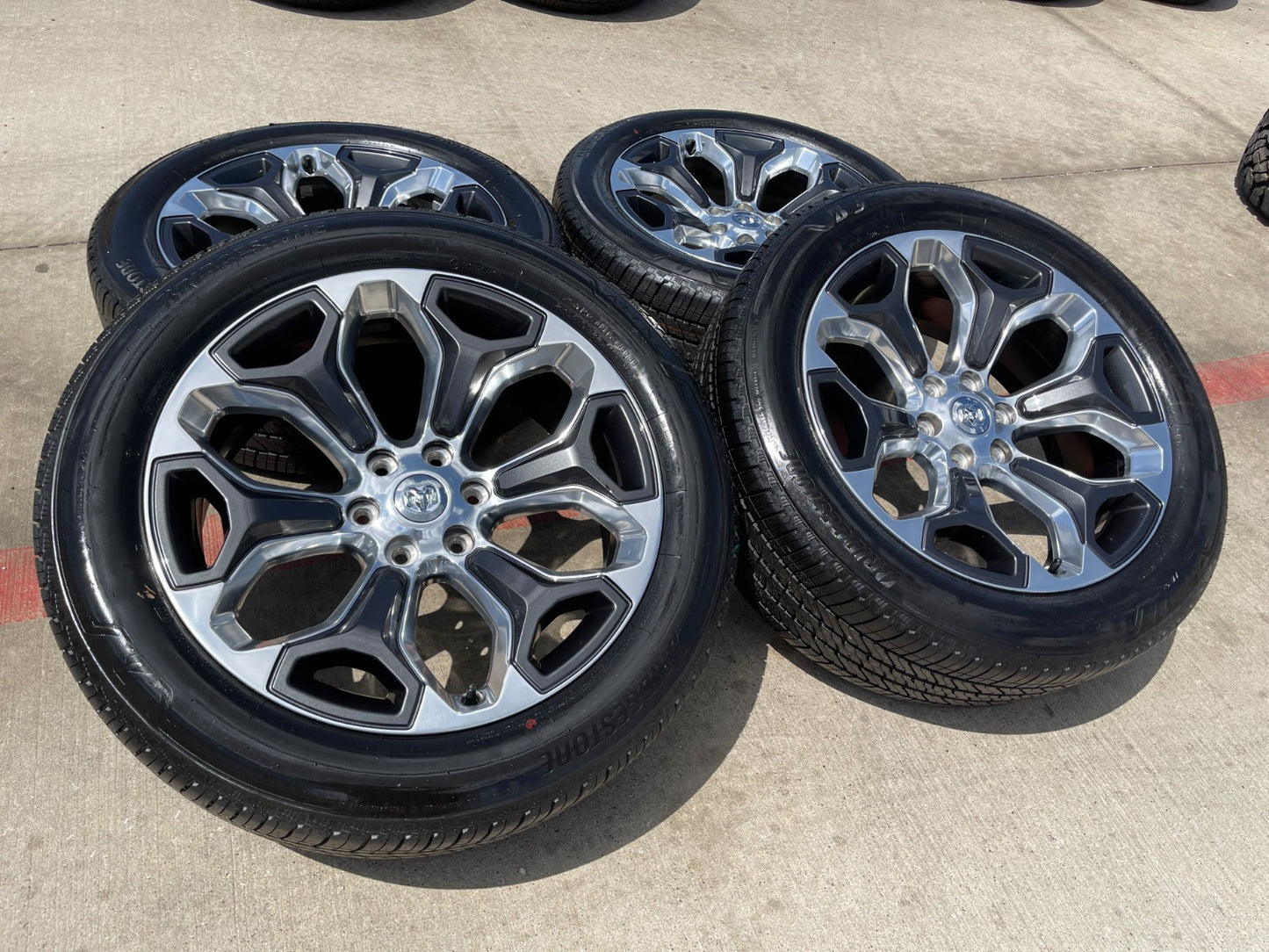 NEW 22" Dodge Ram 1500 OEM LIMITED wheels rims SET RIM# 2685 FITS 2019-2027