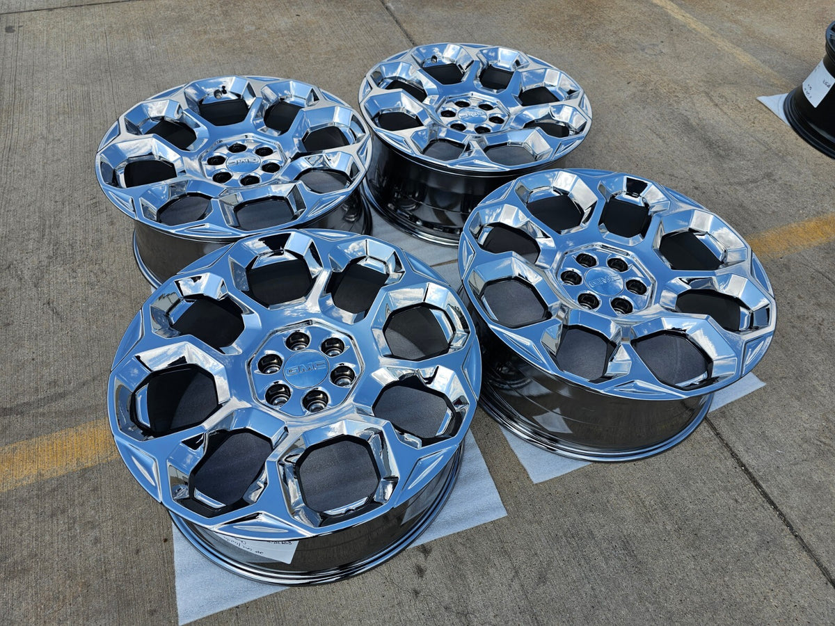 24" GMC Yukon Sierra Tahoe Cadillac Escalade OEM wheels rims 2025 2026 2027 NEW