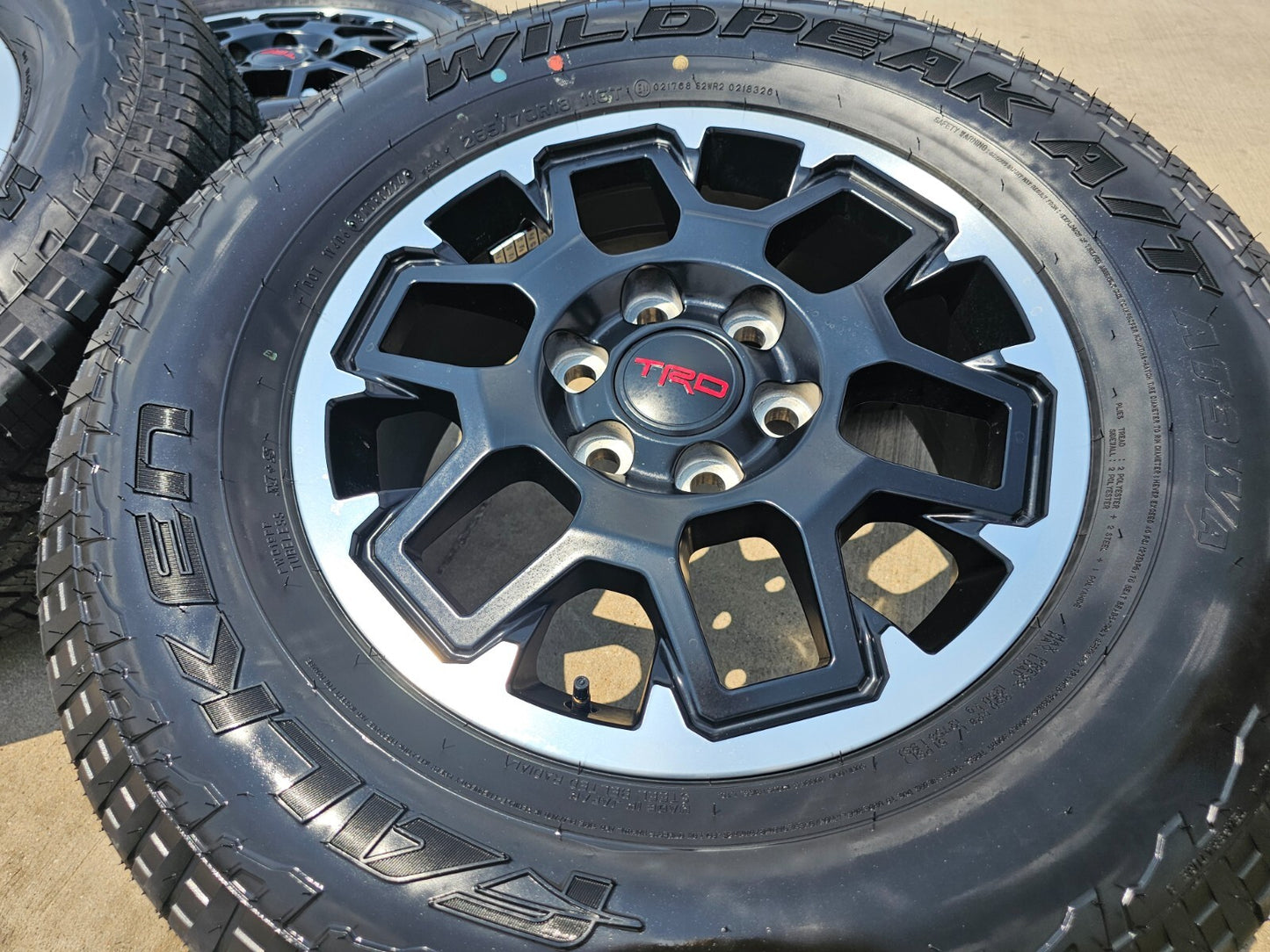 18" Toyota Tacoma 4Runner TRD OEM 94199 wheels rims tires Falken A/T NEW