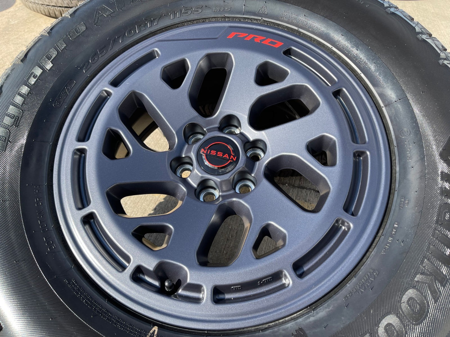 17" Nissan Frontier X-PRO OEM Desert Runner wheel rim tire 2024 2025 2026 NEW