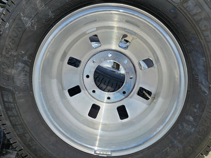18" GMC Sierra 3500 DENALI Dually rims wheels OEM 14127 14129 8x210 MICHELIN