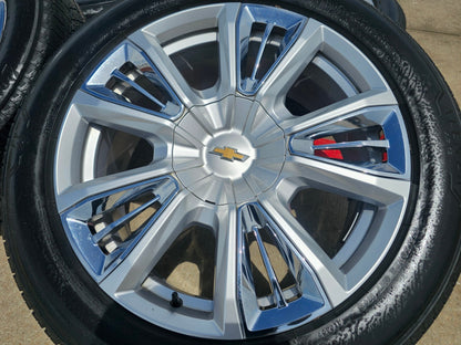 22" Chevy Tahoe RST Premier OEM wheels rims 14046 96951 SET Silverado Suburban